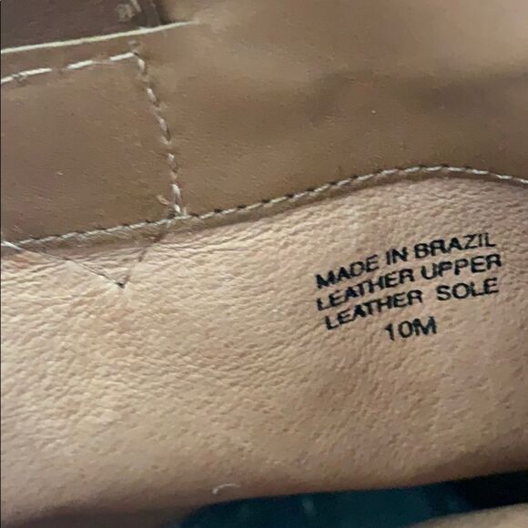 Michael Kors Tan Heeled Boots with Chunky Heel and Smooth Leather - Picture 11 of 16